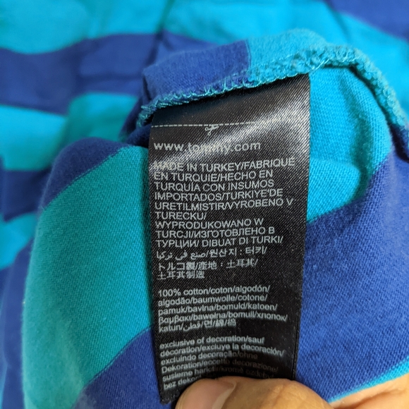 Tommy 90s Style Script Logo T shirt XL - Picture 4 of 5